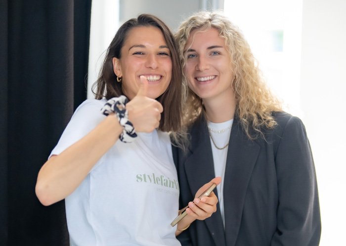 Volontär bei der Arbeit